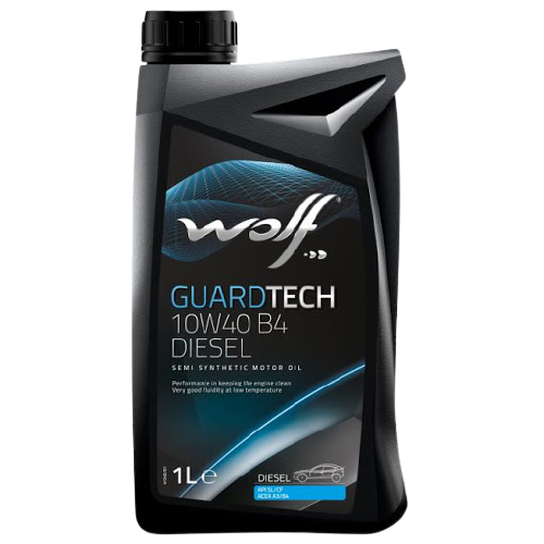 Моторное масло Wolf Guardtech B4 Diesel 10W-40, 1л 